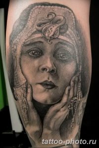 Фото рисунка тату Клеопатра 04.11.2018 №187 - Cleopatra tattoo - tattoo-photo.ru