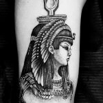 Фото рисунка тату Клеопатра 04.11.2018 №193 - Cleopatra tattoo - tattoo-photo.ru