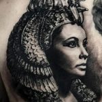 Фото рисунка тату Клеопатра 04.11.2018 №195 - Cleopatra tattoo - tattoo-photo.ru