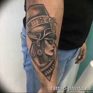Фото рисунка тату Клеопатра 04.11.2018 №197 - Cleopatra tattoo - tattoo-photo.ru
