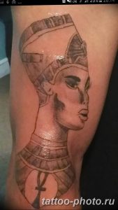 Фото рисунка тату Клеопатра 04.11.2018 №199 - Cleopatra tattoo - tattoo-photo.ru