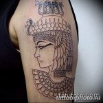 Фото рисунка тату Клеопатра 04.11.2018 №201 - Cleopatra tattoo - tattoo-photo.ru