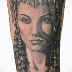 Фото рисунка тату Клеопатра 04.11.2018 №203 - Cleopatra tattoo - tattoo-photo.ru