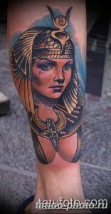 Фото рисунка тату Клеопатра 04.11.2018 №205 - Cleopatra tattoo - tattoo-photo.ru