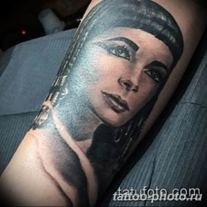 Фото рисунка тату Клеопатра 04.11.2018 №206 - Cleopatra tattoo - tattoo-photo.ru