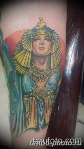 Фото рисунка тату Клеопатра 04.11.2018 №209 - Cleopatra tattoo - tattoo-photo.ru