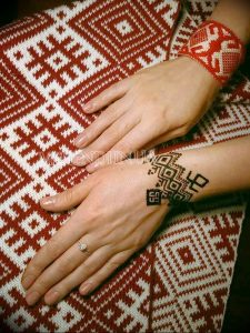 Фото Арабское мехенди 11.10.2018 №344 - Arab mehendi - tattoo-photo.ru