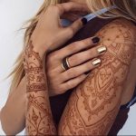 Фото Арабское мехенди 11.10.2018 №358 - Arab mehendi - tattoo-photo.ru