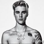 Фото Тату Джастина Бибера 26.10.2018 №071 - photo Justin Bieber tattoo - tattoo-photo.ru