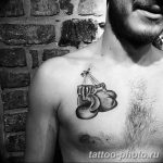 Фото рисунка тату боксерские перчатки 31.10.2018 №015 - tattoo boxing - tattoo-photo.ru