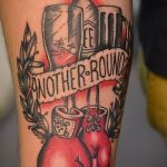 Фото рисунка тату боксерские перчатки 31.10.2018 №016 - tattoo boxing - tattoo-photo.ru