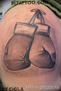 Фото рисунка тату боксерские перчатки 31.10.2018 №047 - tattoo boxing - tattoo-photo.ru