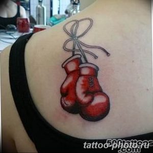Фото рисунка тату боксерские перчатки 31.10.2018 №064 - tattoo boxing - tattoo-photo.ru