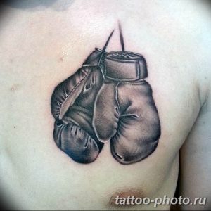 Фото рисунка тату боксерские перчатки 31.10.2018 №070 - tattoo boxing - tattoo-photo.ru