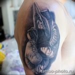 Фото рисунка тату боксерские перчатки 31.10.2018 №082 - tattoo boxing - tattoo-photo.ru