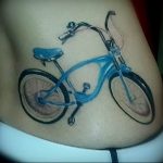 Фото рисунка тату велосипед 12.10.2018 №142 - tattoo bike - tattoo-photo.ru