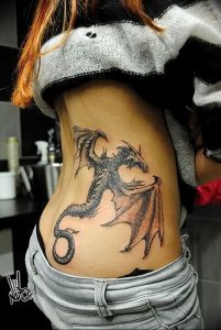 Фото рисунка тату дракон 12.10.2018 №059 - dragon tattoo - tattoo-photo.ru