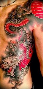 Фото рисунка тату дракон 12.10.2018 №088 - dragon tattoo - tattoo-photo.ru