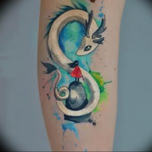 Фото рисунка тату дракон 12.10.2018 №182 - dragon tattoo - tattoo-photo.ru