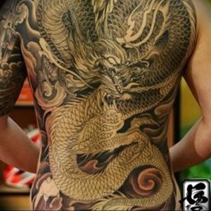 Фото рисунка тату дракон 12.10.2018 №213 - dragon tattoo - tattoo-photo.ru