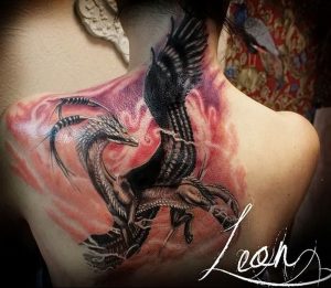 Фото рисунка тату дракон 12.10.2018 №258 - dragon tattoo - tattoo-photo.ru
