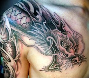 Фото рисунка тату дракон 12.10.2018 №269 - dragon tattoo - tattoo-photo.ru