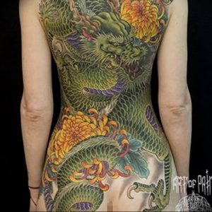 Фото рисунка тату дракон 12.10.2018 №273 - dragon tattoo - tattoo-photo.ru