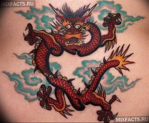 Фото рисунка тату дракон 12.10.2018 №338 - dragon tattoo - tattoo-photo.ru