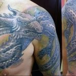 Фото рисунка тату дракон 12.10.2018 №372 - dragon tattoo - tattoo-photo.ru