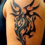 Фото рисунка тату дракон 12.10.2018 №374 - dragon tattoo - tattoo-photo.ru