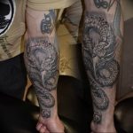 Фото рисунка тату дракон 12.10.2018 №375 - dragon tattoo - tattoo-photo.ru