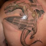 Фото рисунка тату дракон 12.10.2018 №376 - dragon tattoo - tattoo-photo.ru