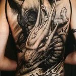 Фото рисунка тату дракон 12.10.2018 №395 - dragon tattoo - tattoo-photo.ru