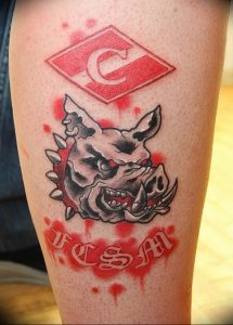 Фото рисунка тату кабан 11.10.2018 №106 - boar tattoo - tattoo-photo.ru
