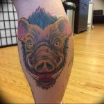 Фото рисунка тату кабан 11.10.2018 №112 - boar tattoo - tattoo-photo.ru