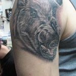 Фото рисунка тату кабан 11.10.2018 №113 - boar tattoo - tattoo-photo.ru