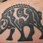 Фото рисунка тату кабан 11.10.2018 №117 - boar tattoo - tattoo-photo.ru