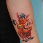 Фото рисунка тату кабан 11.10.2018 №126 - boar tattoo - tattoo-photo.ru