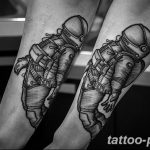 Фото рисунка тату космонавт 31.10.2018 №109 - cosmonaut tattoo - tattoo-photo.ru
