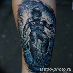 Фото рисунка тату космонавт 31.10.2018 №131 - cosmonaut tattoo - tattoo-photo.ru