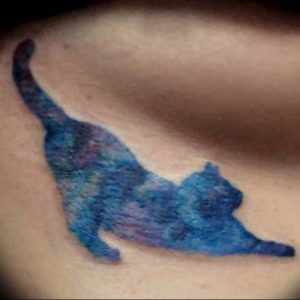 Фото рисунка тату кошка 09.10.2018 №265 - cat tattoo - tattoo-photo.ru