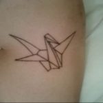 Фото рисунка тату оригами 12.10.2018 №049 - origami tattoo - tattoo-photo.ru