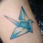 Фото рисунка тату оригами 12.10.2018 №199 - origami tattoo - tattoo-photo.ru