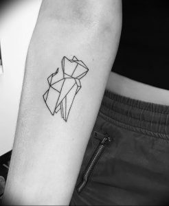Фото рисунка тату оригами 12.10.2018 №206 - origami tattoo - tattoo-photo.ru