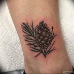 Фото рисунка тату сосна 11.10.2018 №079 - pine tattoo - tattoo-photo.ru