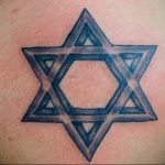 Фото рисунка тату шестиконечная звезда 12.10.2018 №034 - tattoo six poin - tattoo-photo.ru