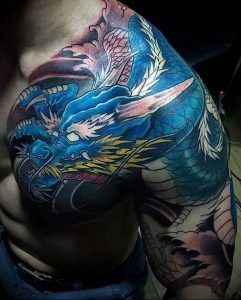 Фото татуировки дракон от 24.09.2018 №013 - dragon tattoo - tattoo-photo.ru
