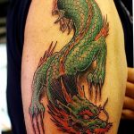 Фото татуировки дракон от 24.09.2018 №015 - dragon tattoo - tattoo-photo.ru