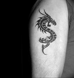 Фото татуировки дракон от 24.09.2018 №052 - dragon tattoo - tattoo-photo.ru
