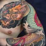 Фото татуировки дракон от 24.09.2018 №062 - dragon tattoo - tattoo-photo.ru